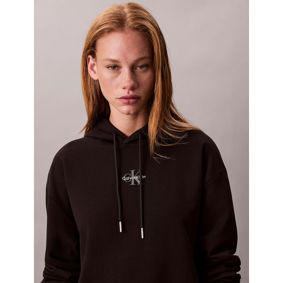 Calvin Klein Γυναικείο φόρεμα Monogram Hooded Sweatshirt Dress